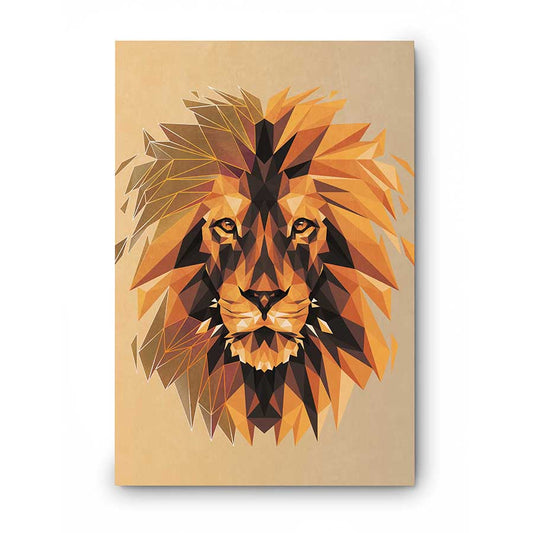 Geometric Lion - Light